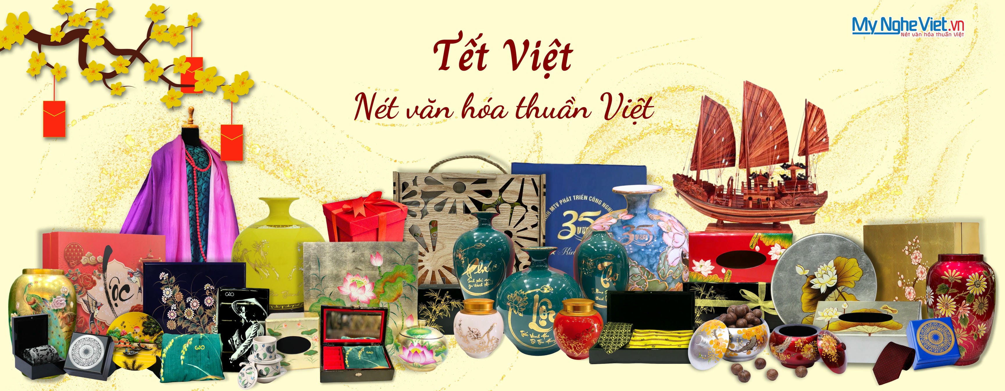 Banner quà tết 2025